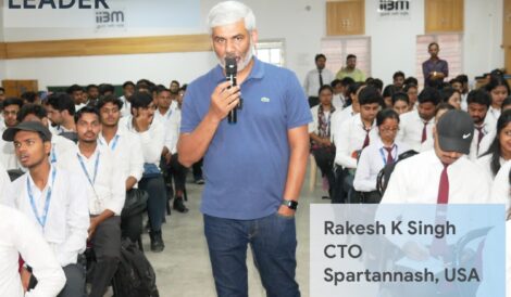Rakesh Kumar Singh CTO Spartannash USA in IIBM Patna