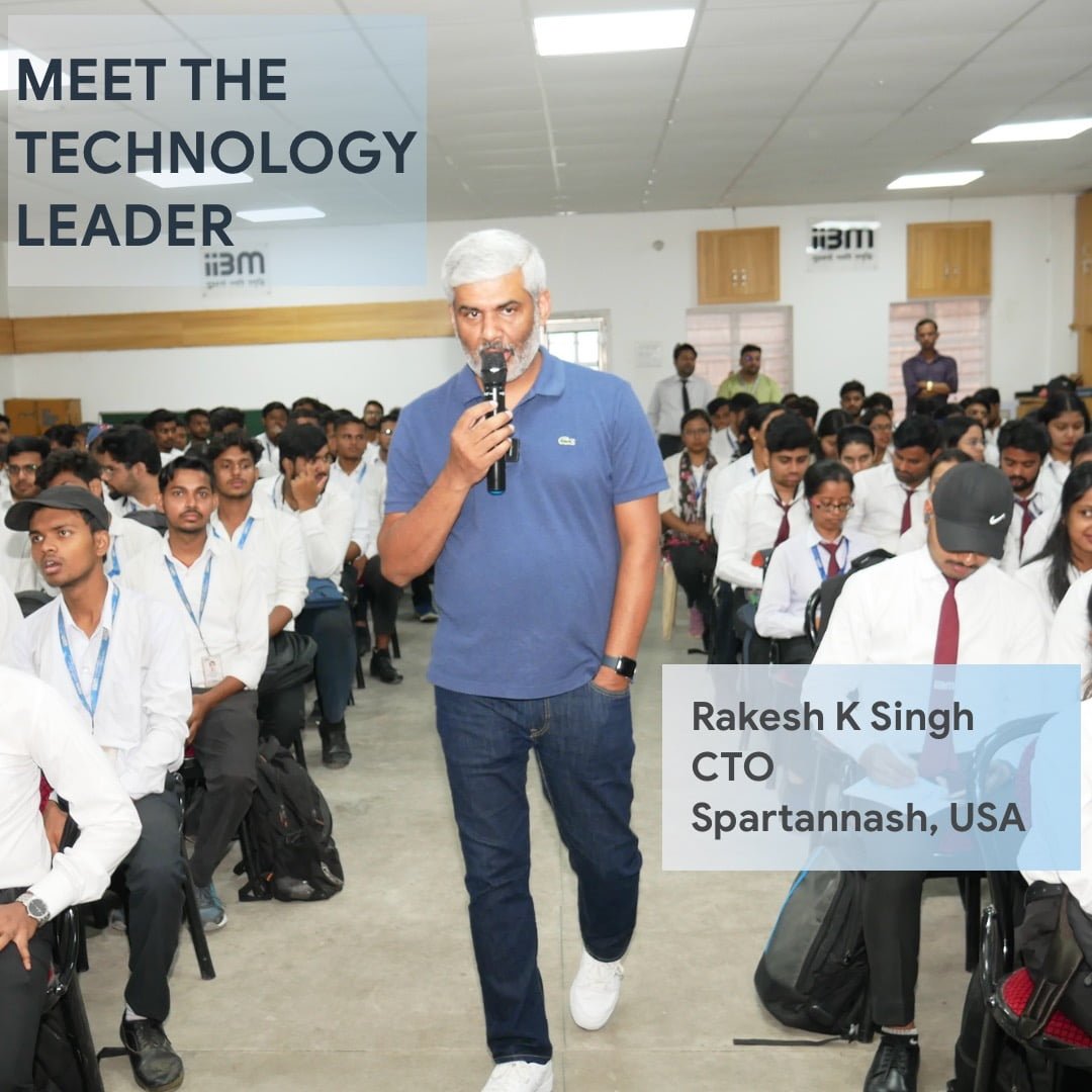 Rakesh Kumar Singh CTO Spartannash USA in IIBM Patna