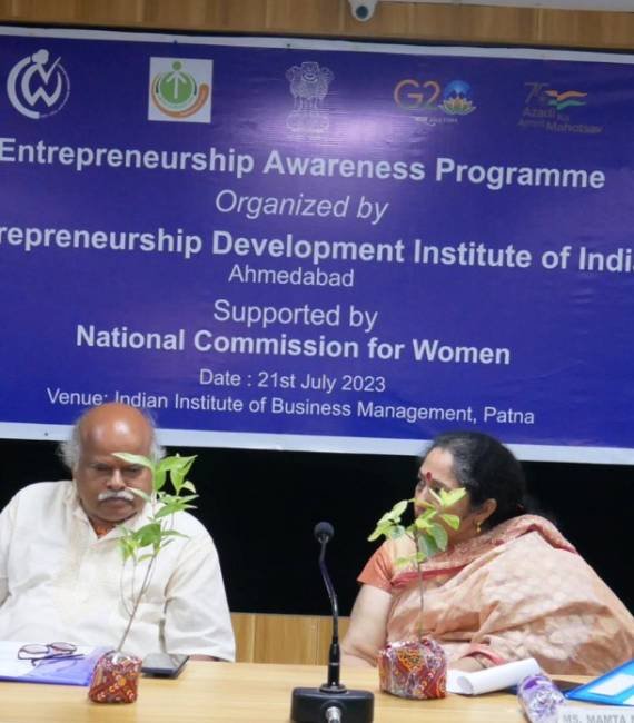 Entrepreneurship Awareness Program at IIBM Organised by EDI Ahmedabad